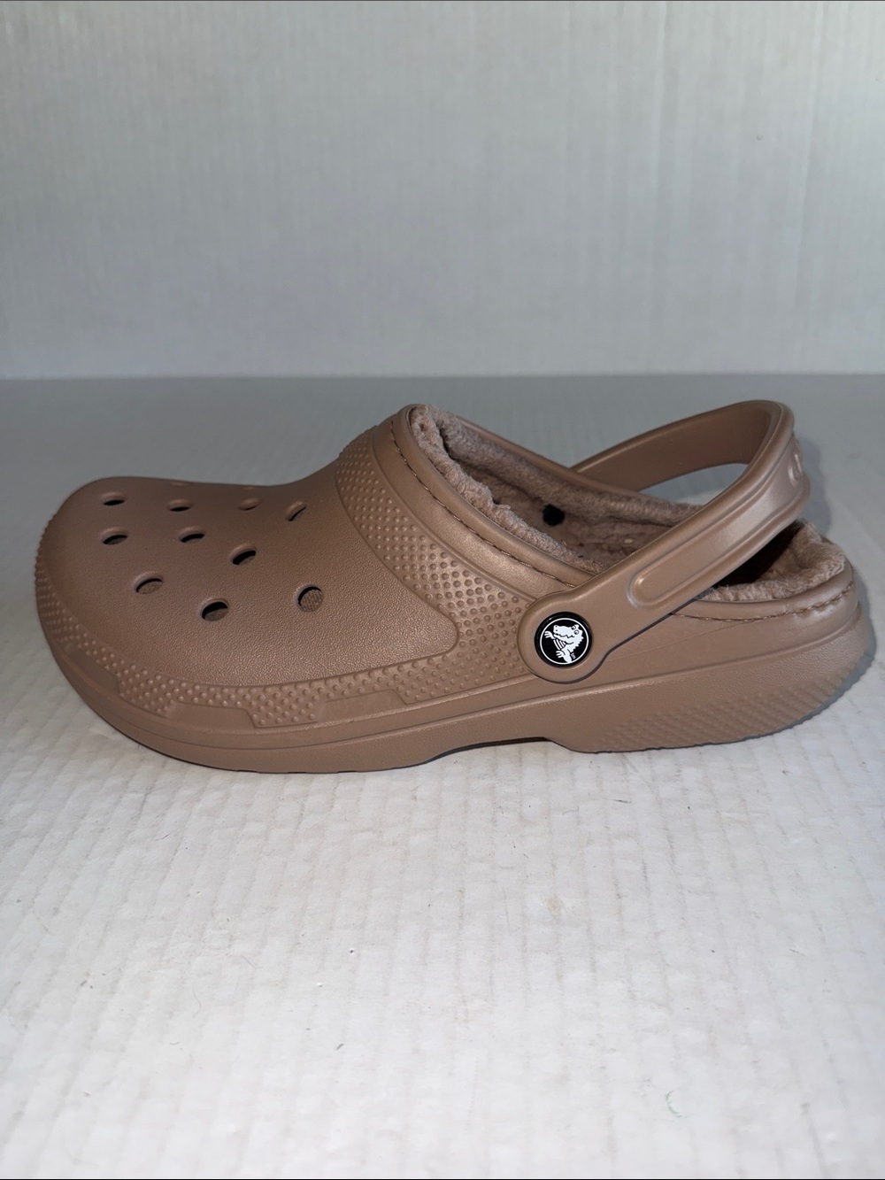 Crocs Tan Classic Lined Clogs - Picture 3 of 11